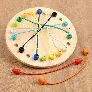 Nuovo <span class=keywords><strong>Gioco</strong></span> di Sfida per Bambini in Legno con Corde Colorate <span class=keywords><strong>da</strong></span> Slegare, Battaglia di Slegamento Corda, <span class=keywords><strong>Gioco</strong></span> <span class=keywords><strong>da</strong></span> <span class=keywords><strong>Tavolo</strong></span> per la Classificazione e il Riconoscimento dei Colori per Studenti - Product Image 2
