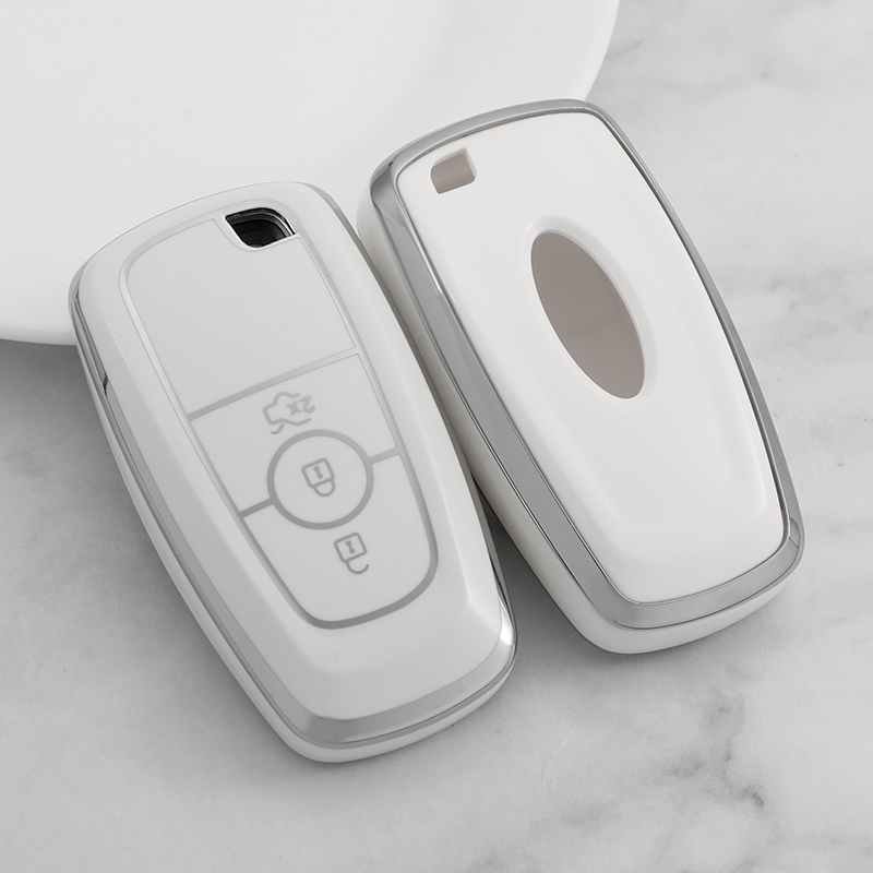3 Button A White