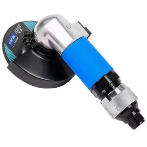 AG-491 Blue Pneumatic Cutting Tools 4" 13,500 RPM Air Angle Grinder Industrial Level Metal Polisher Air Angle Grinder Tools