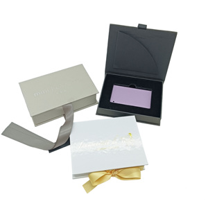 High-End Design Personalizado Luxury Trading Credit Card Gift Boxes para Nfc Vip Membership Business Card Packaging - Product Image 4