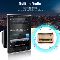 Autoradio universel Android Auto 9,5 pouces 2 Din Écran tactile HD WIFI BT FM GPS Stéréo pour voiture Mirror Link Carplay