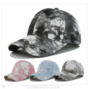 Tie Dye <b>Baseball</b> <b>Cap</b> Unisex Polyester Canvas Sun Protection Outdoor Hat - Product Image 6