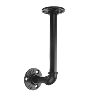 Kệ Ống Tùy Chỉnh Dịch Vụ OEM ODM Giá Treo Tường Kệ Nổi Chị<span class=keywords><strong>u</strong></span> Lực Nặng Giá Treo Ống Gắn Tường Công Nghiệp Mộc Mạc - Product Image 3