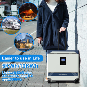 Portable All in One <b>Battery</b> IP65 Stackable Hybrid Grid 51.2V <b>48V</b> 5KWh 100Ah 200Ah 300Ah Home Energy Storage Lithium Ion - Product Image 3
