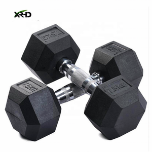Mancuernas Para Gimnasio Pesas Para Phòng Tập Thể Dục Gimnasia De 5 Kg Recubierta De Goma Mancuerna Lục Giác - Product Image 1