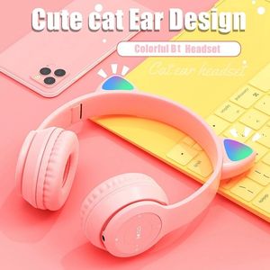 वायरलेस ट्विस इयरफ़ोन गेमिंग बच्चों हेडसेट इलेक्ट्रॉनिक्स स्टीरियो लो लेटेंसी प्यारा बिल्ली हेडसेट - Product Image 5