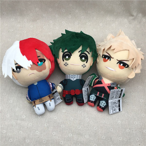 New 3 Designs Japan Style <b>Anime</b> My Hero Plush Figure Toys Midoriya Izuku Soft Plush Key Chains Different Size Plush Doll - Product Image 2
