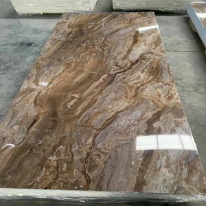 رخيصة الثمن بلوي الذهب لوحات تأثير الرخام الرخام العناصر الزخرفية الرخام ديكور الجدار للمطعم - Product Image 5