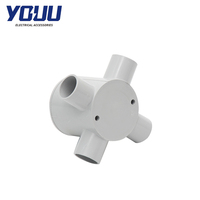 YOUU 20mm Boîte de conduits électriques en PVC DJB4-20 à 4 voies Australie Standard Electronics & Instrument Enclosure