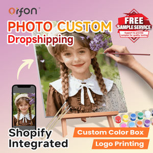 ORFON Dropshipping Schilderen op Nummer. Groothandel Acrylverf Op Maat Gemaakt Olieverfschilderij Van Foto. - Product Image 1