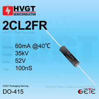 Diode redresseuse haute tension HVGT d'origine 2CL2FR 35KV 60mA 100nS Alimentation électrique