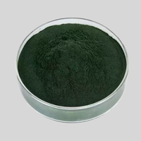 Poudre de spiruline de qualité alimentaire 60-65% de protéines, spiruline platensis en poudre, superaliment naturel à base d'algues pour capsules et boissons