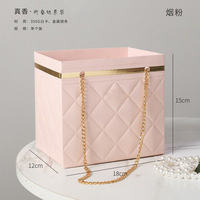 Nouvelle chaîne pliée Portable fleur Art fleur Arrangement cadeau décoration boîte magasin de fleurs panier boîte vide