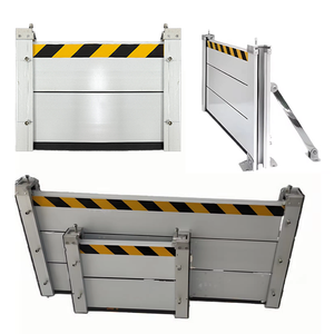 Barrera de defensa contra inundaciones de agua de aluminio para puertas de garaje de casas residenciales y barrera contra inundaciones para puerta - Product Image 1