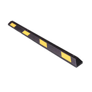 <span class=keywords><strong>Merak</strong></span> RU-750-1 165CM/180CM/200CM Rampa in gomma gialla riflettente resistente per blocco parcheggio, garage, camion e auto - Product Image 1