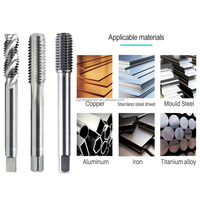 Juego de Machos de Roscar HSS M1-M12, Machos de Roscar Rectos, Brocas para Cortar Roscas para Metalurgia, Torno CNC
