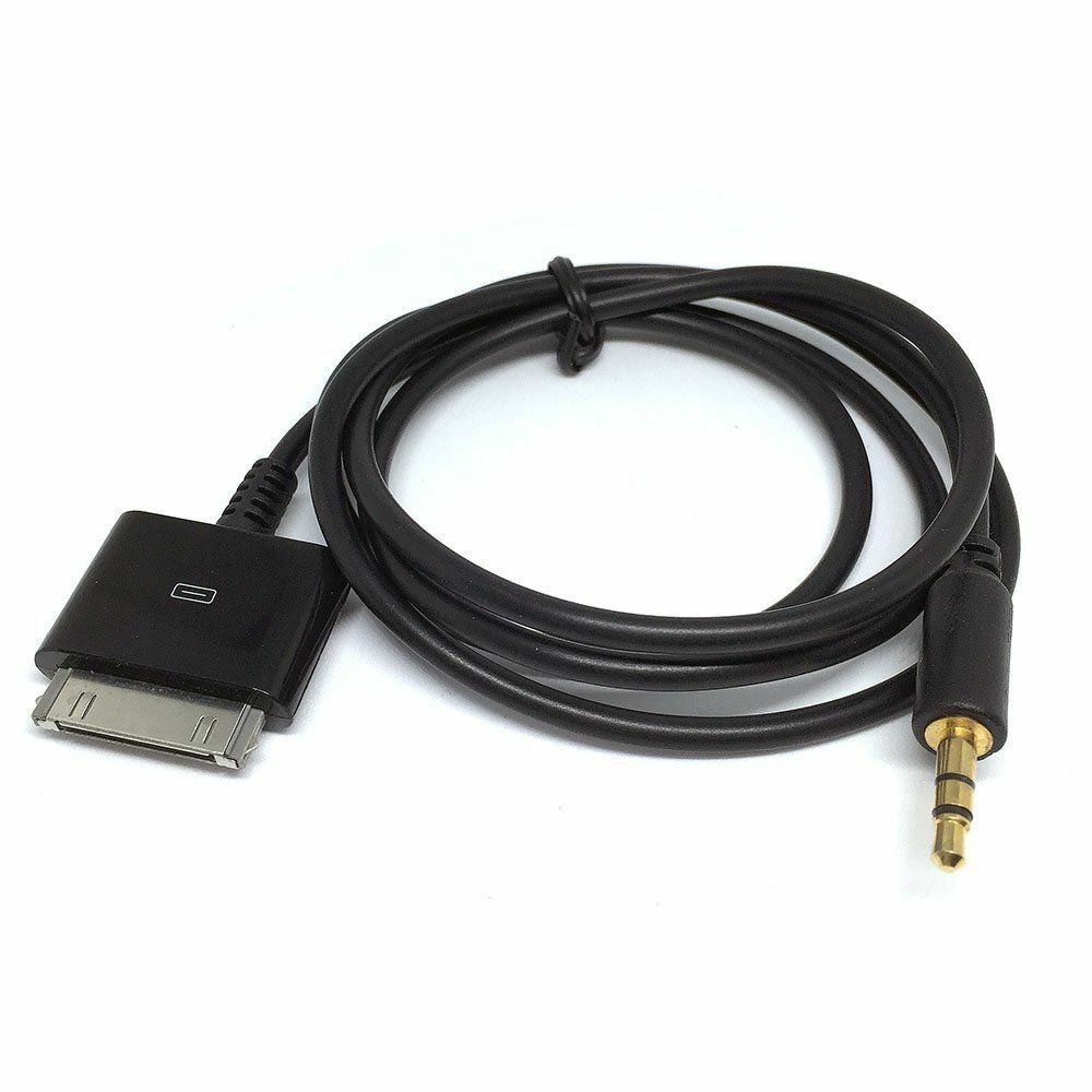 3.5mm Aux Male To 30Pin Female Cable For iPhone 4S iPod iPad Dock Car Aux Audio Adapter Cable