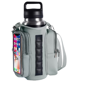 תיק כושר ספורט מותאם אישית עם אביזרים לכיס טלפון כיסים גברים נשים תיק בקבוק מים מגנטי עבור אימון כושר - Product Image 5