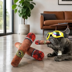Juguete Masticable para <span class=keywords><strong>Perros</strong></span> Grandes en Forma de Cigarro, Resistente, con Sonido, para Limpiar los Dientes, Juguete Resistente para Interiores para <span class=keywords><strong>Perros</strong></span> Mordedores Agresivos - Product Image 6