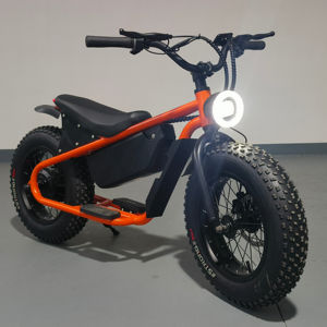 Vélo électrique <span class=keywords><strong>Stacyc</strong></span> Mini Cross 48V 16 pouces 13AH avec batterie lithium intégrée au porte-bagages arrière, cadre en acier et moteur brushless à moyeu arrière - Product Image 1
