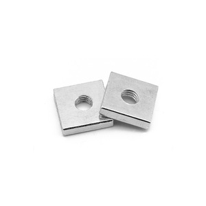 Écrous carrés Hanweisong M4 M5 M6 M8 métriques plaqués usinés CNC pour profilés en aluminium - Product Image 3