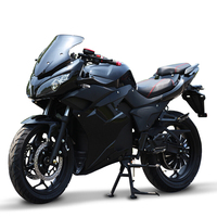 EEC Moto Cyclisme Essence Vélo 150cc Vélo Électrique 3000w 17 ''Moteur Roue Arrière