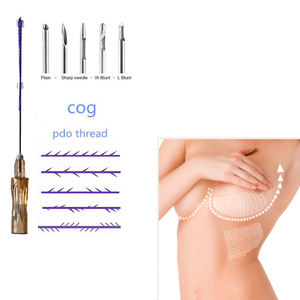 Preço de Fornecedor para Cuidados Faciais, Lifting de Sobrancelhas, Agulha Cônica L Blunt, Fio PDO 3D Cog - Product Image 1