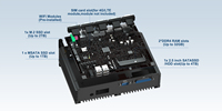 Mini PC Industrial sin Ventilador I7-8550U, 2*LAN Gigabit, 6 COM, Pantalla Triple 4K, DDR4 64GB, Compatible con Win10/11, Linux, Escritorio Integrado