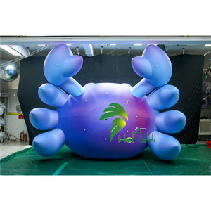 Decoración Inflable de <span class=keywords><strong>Cangrejo</strong></span> para Exteriores, Rojo y <span class=keywords><strong>Azul</strong></span>, Modelo de Dibujos Animados, Animal Marino Inflable <span class=keywords><strong>Gigante</strong></span> Personalizado - Product Image 2