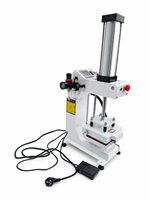 Machine de presse à chaud automatique à chauffage supérieur et inférieur, station unique, pneumatique, pour l'impression d'étiquettes et de logos (vente en gros)