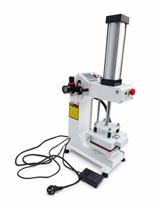 Wholesale Automatic Top and Bottom Heating Heat Press Machine Single Station Pneumatic Label Logo Printing Machine