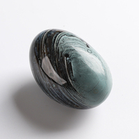 Pierre de palmier en agate naturelle multicouche, polie et rayée, pour la fabrication de pendentifs DIY, agate de guérison Wenwan, polie et prête à l'emploi, vente en gros