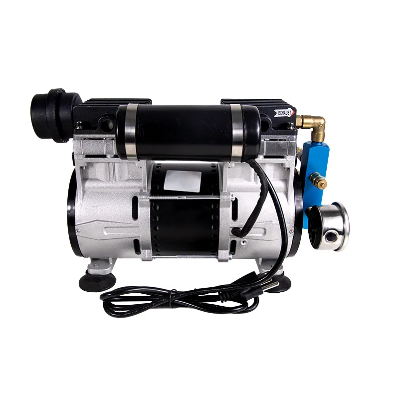 Pompa aerator bertenaga AC 1HP 4.5 CFM goyang Piston kompresor udara aerasi pompa aerator air untuk satu acre kolam Danau