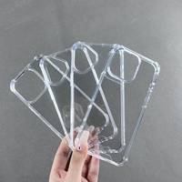 GSCASE 1.5MM Thin TPU Blank Clear Plastic One Piece Acrylique Protective Mobile Phone Cover Case pour iPhone XS 6/7/8plus XR Max