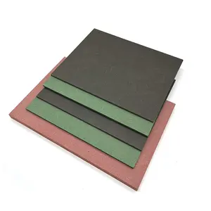 China Supplier Melamine Plain Laminated Display Mdf Board waterproof moisture proof green MDF