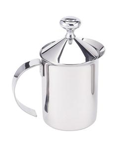 <span class=keywords><strong>Pichet</strong></span> à lait manuel en aluminium avec poignée, couvercle, avec filtre à Double couche, pour friture, Latte <span class=keywords><strong>Cappuccino</strong></span>, - Product Image 4