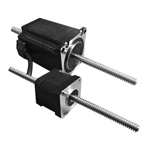 Motor Paso a Paso Samsr de Bajo <span class=keywords><strong>Precio</strong></span>, <span class=keywords><strong>Nema</strong></span> <span class=keywords><strong>17</strong></span> <span class=keywords><strong>Nema</strong></span> 23, Eje Pasante, Sin Tornillo de Guía Integrado, para Máquina de Grabado CNC, Motor de Tornillo Lineal - Product Image 1