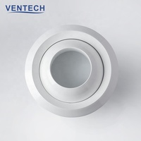 Diffuseur de jet d'air réglable en aluminium pour système de climatisation Ventech HVAC ODM/OEM