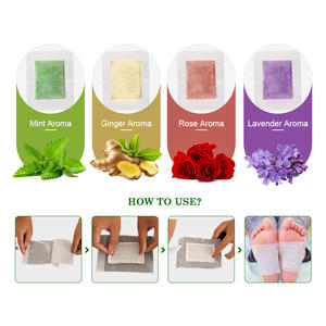 フットパッドハーブボディクレンジングフットパッド効果的なフットケア睡眠改善デトックスフットパッチ医療用品 - Product Image 3