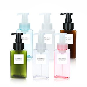 ขวดโฟม PETG สี่เหลี่ยม ขนาด 250 มล. 450 มล. 650 มล. สำหรับใส่เจลแอลกอฮอล์ล้างมือ มูสล้างหน้า ขวดจ่ายโฟม - Product Image 5
