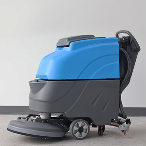 ShuoJie - Fregadora de Pisos Comercial de 20 Pulgadas con Batería de Plomo-Ácido de 100 Ah, Tolva de 19 Galones, Potencia de 1050 W y 1 Año de Garantía - Product Image 2