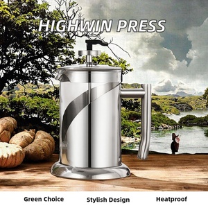 Hot Sale Stainless Steel French Press Double Wall Insulated Coffee Maker Unbreakable for Easy Clean Tea <b>Tool</b> - Product Image 2