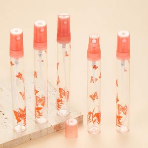 5ml 10ml Portable Glass Cosmetic <b>Spray</b> <b>Bottle</b> Butterfly Printed <b>Empty</b> Perfume <b>Bottle</b> With Leather Pen Pouch Packaging - Product Image 2