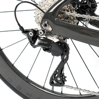 Twitter 3K Karbon Yarış Yol Bisikleti Cyclone Di2 R7120 24 Vites 60mm Karbon Jant Seti Disk Fren Erkekler İçin