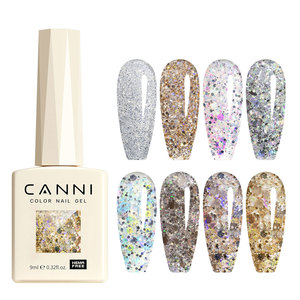 CANNi 9ml Esmalte de Uñas <span class=keywords><strong>Serie</strong></span> <span class=keywords><strong>Glitter</strong></span> 2026 de Alta Calidad, 48 Colores, Marca Privada, Gel Polish, Barniz para Uñas, Venta al por Mayor de Fábrica - Product Image 4