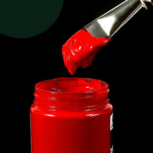 Lot de 6 pinceaux en poils de belette, forme <span class=keywords><strong>noisette</strong></span>, manche long en bouleau, poils en acrylique noir, fournitures de peinture à l'huile, matériel artistique - Product Image 4