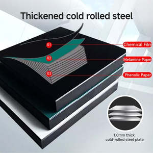 أثاث مختبرات المستشفيات والمدارس، طاولة تجارب بيولوجية إلكترونية حديثة من الفولاذ بتصميم جزيرة مع حوض - Product Image 5