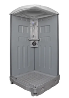 Douche portable professionnelle et application extérieure de hammam avec cadre expérience de spa mobile pratique