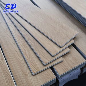 Revêtement de sol SPC à bas <span class=keywords><strong>prix</strong></span> 6 mm/0,4 ignifuge en chevrons 128*645 mm pour l'aéroport, l'hôtel et l'appartement, utilisation intérieure avec design 3D - Product Image 5