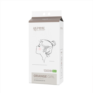 <b>Orange</b> Girl Facial Tissue 1300 Sheets 5 Layers Virgin Wood Pulp Full Age Suitable - Product Image 4